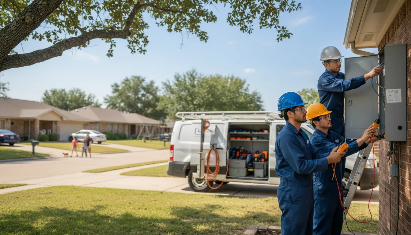 Certified electrician providing emergency electrical services in Walkertown, NC